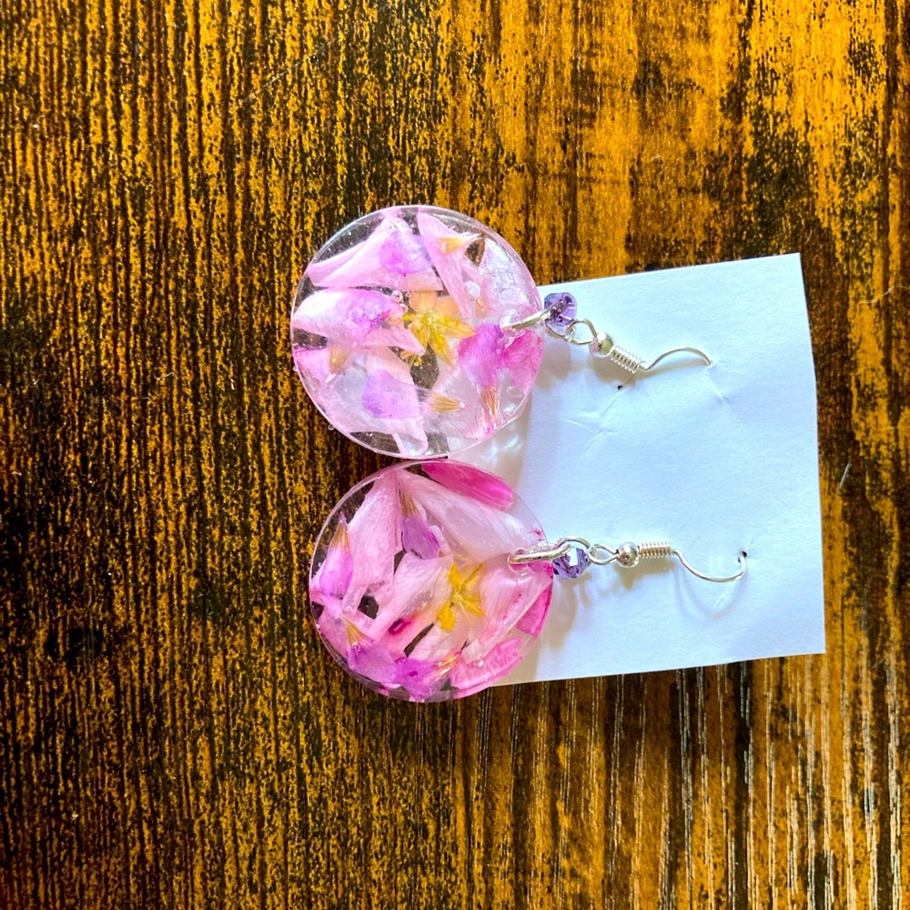 Florals dangle earrings